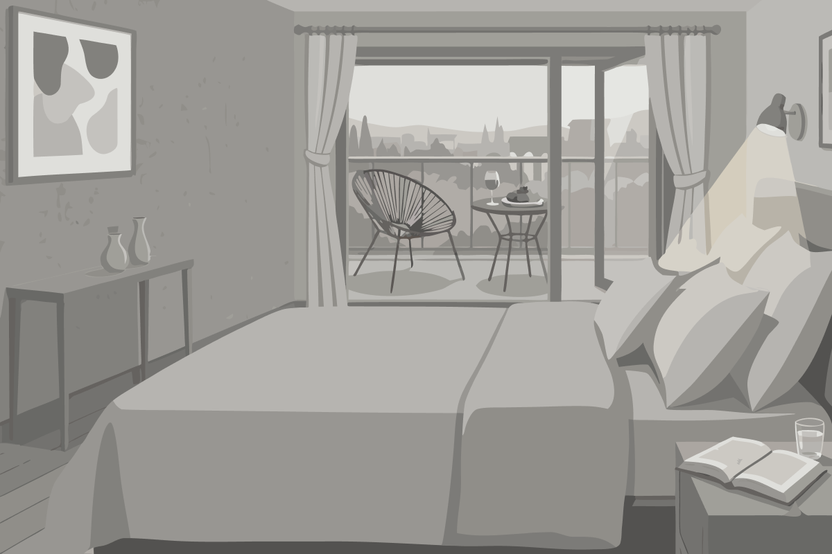 Familienzimmer mit Terrasse